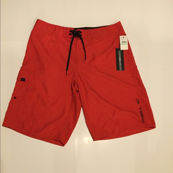 O’Neill Red Board Shorts - Picture 1 of 3